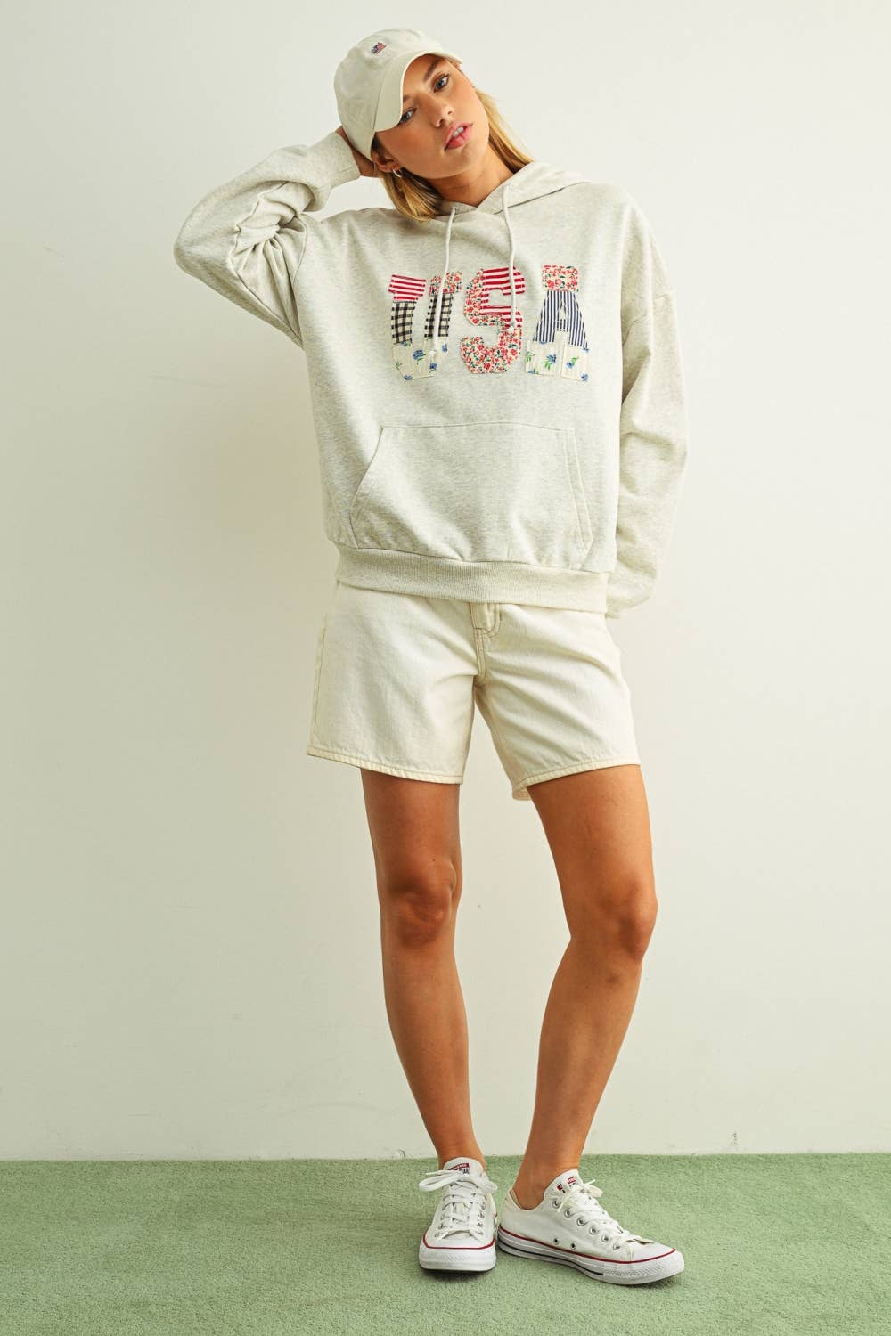 Patchwork USA Hoodie