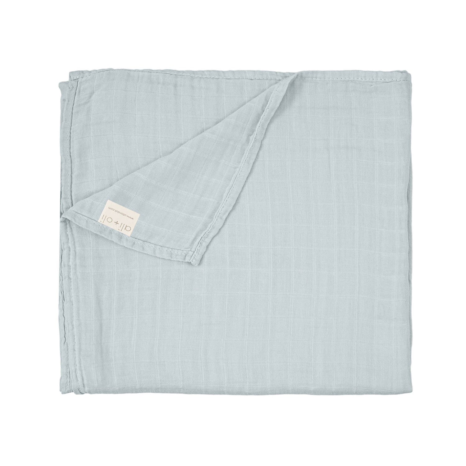 Misty Sky Bamboo Muslin Swaddle Blanket