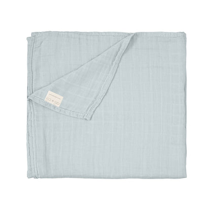 Misty Sky Bamboo Muslin Swaddle Blanket