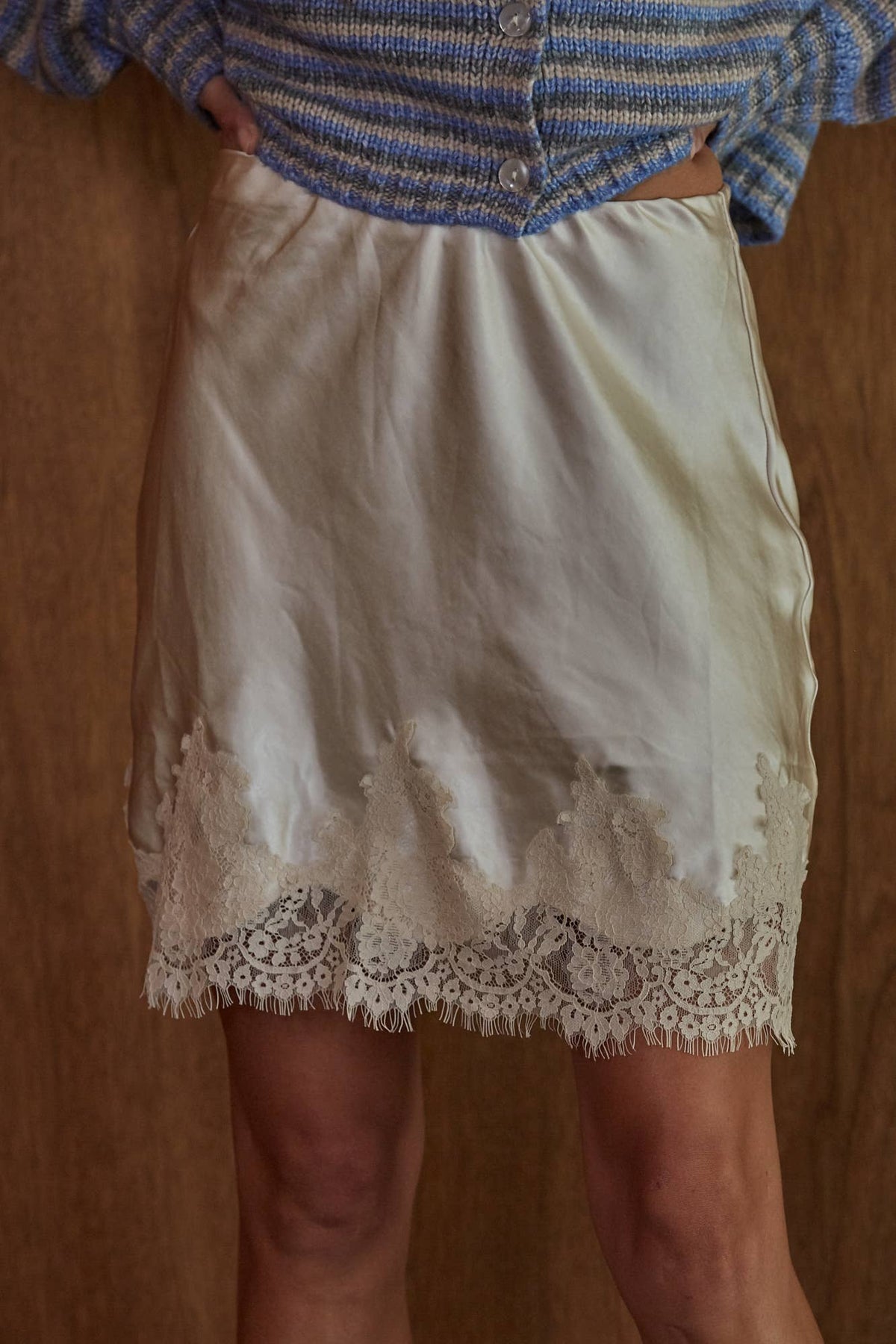 Skylar Satin Mini Skirt