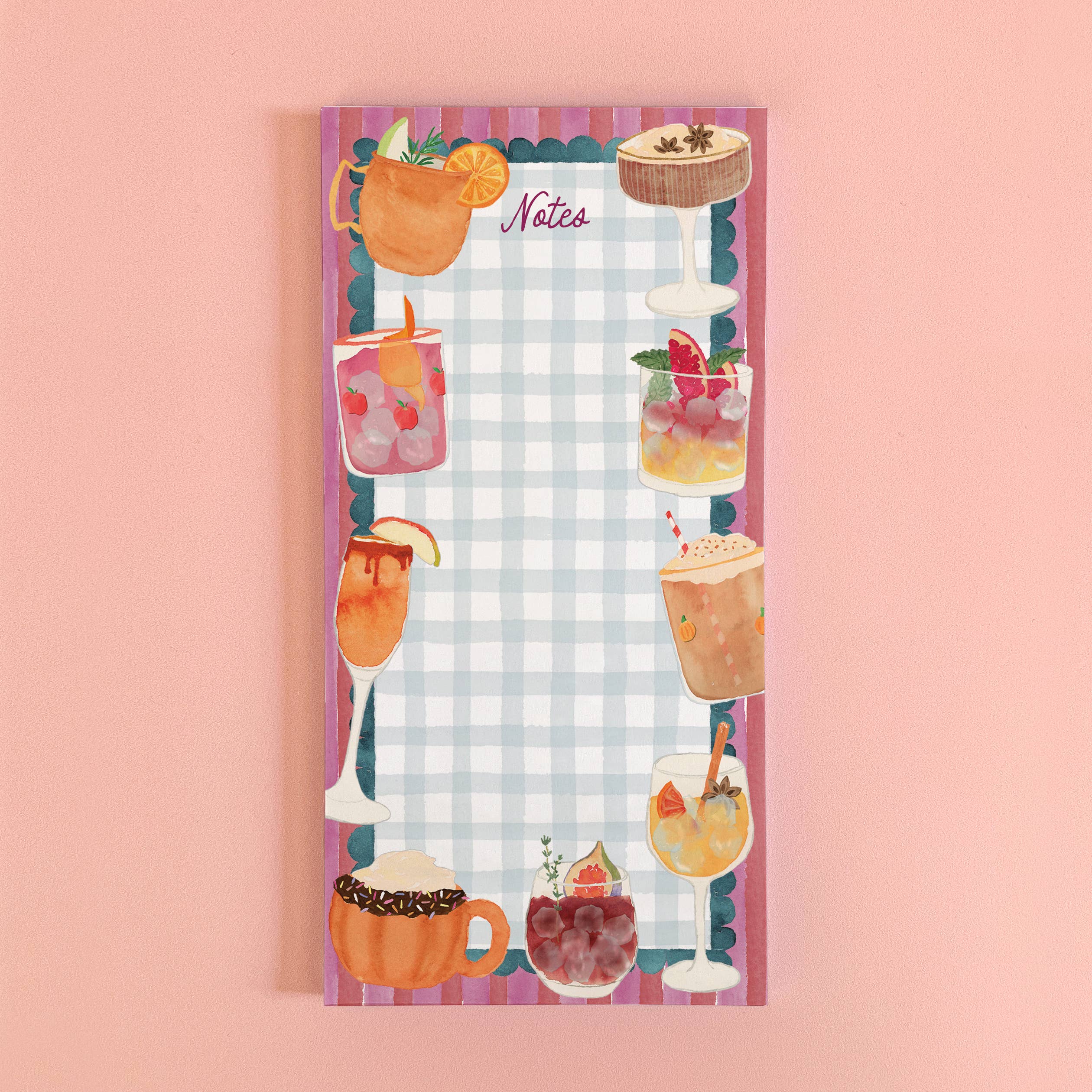 Fall Cocktail Notepad