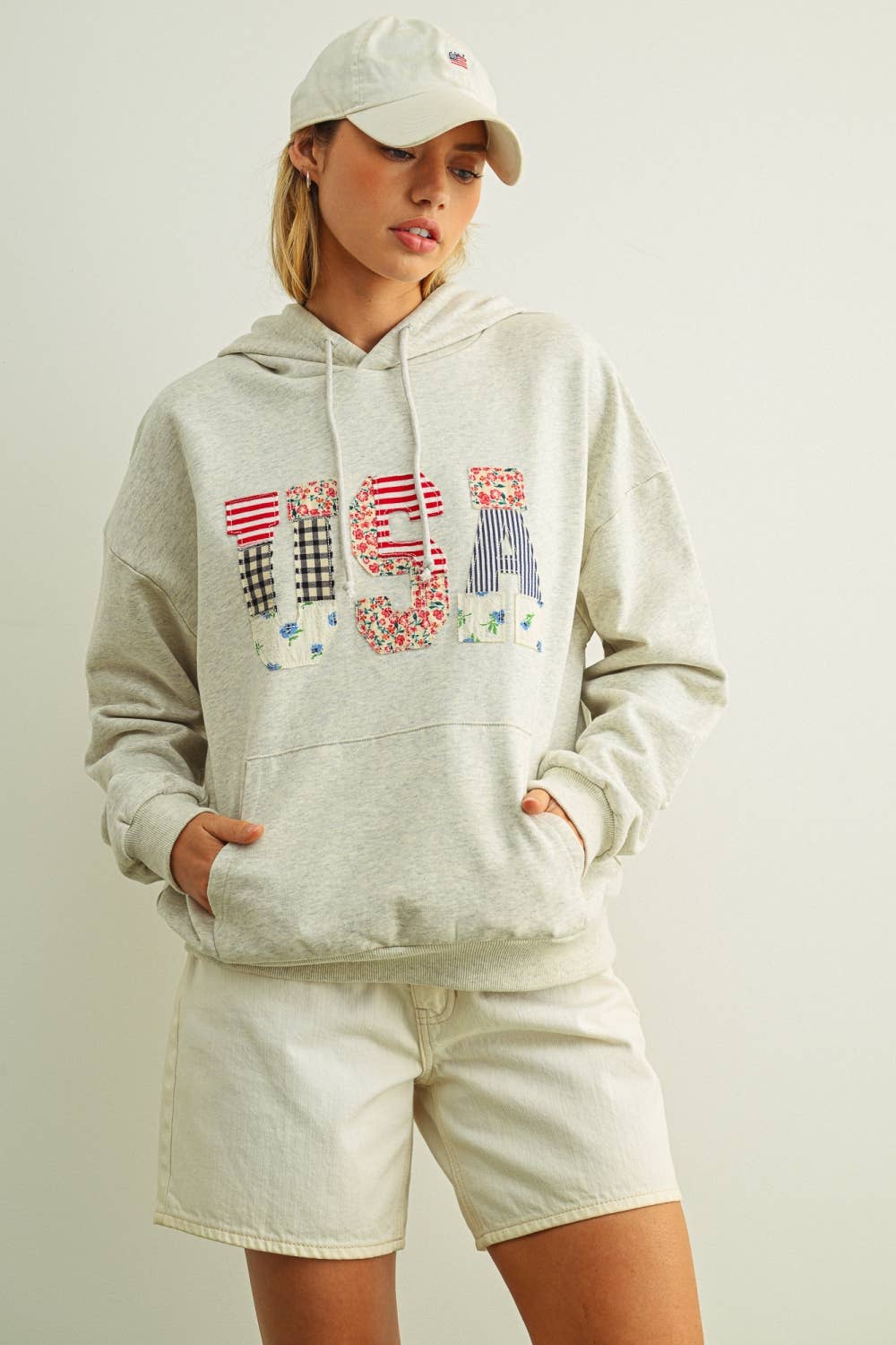 Patchwork USA Hoodie