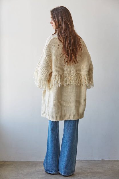 Caroline Fringe Cardigan
