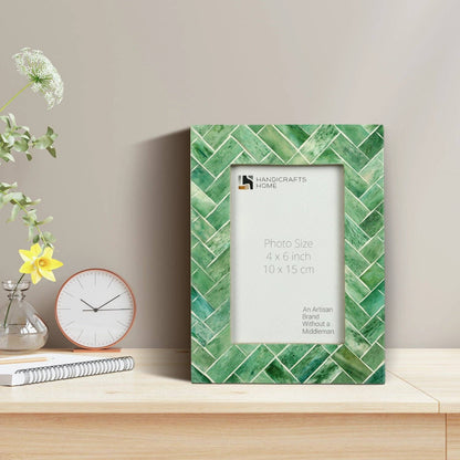 Green Leaf Bone Frame