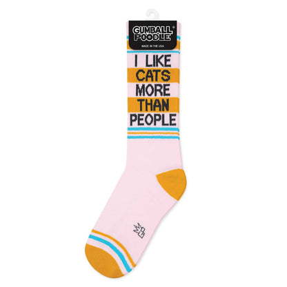 I Like Cats More Than People Socks