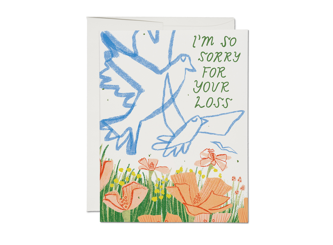 Peaceful Meadow Sympathy Card