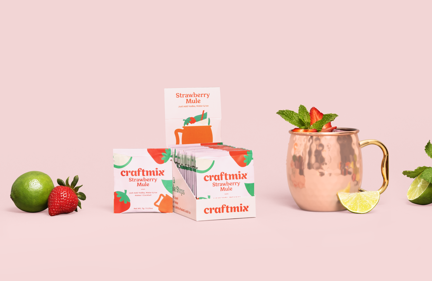 Strawberry Mule Cocktail Mix