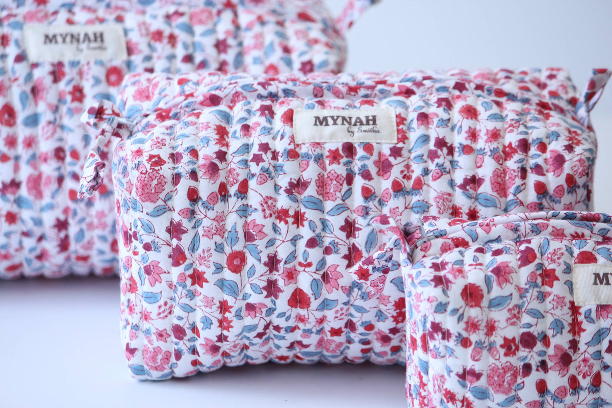 Crimson Garden Travel Bag