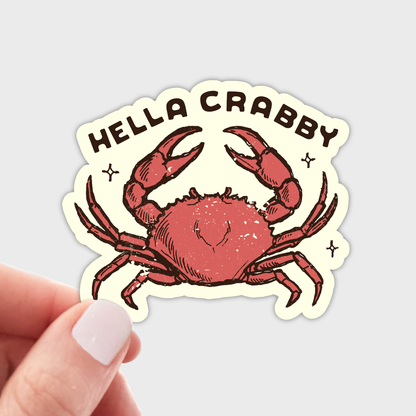 Hella Crabby Sticker