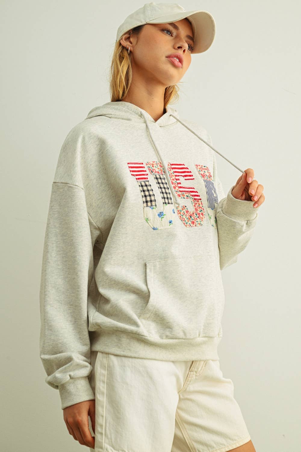Patchwork USA Hoodie