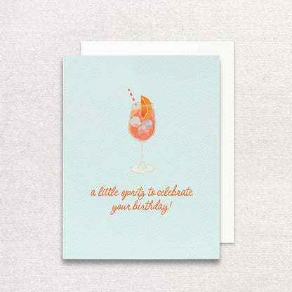 Aperol Spritz Birthday Card