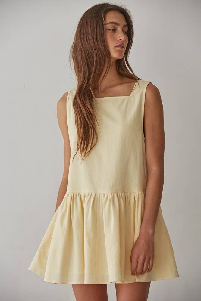 Square Neck Butter Tunic