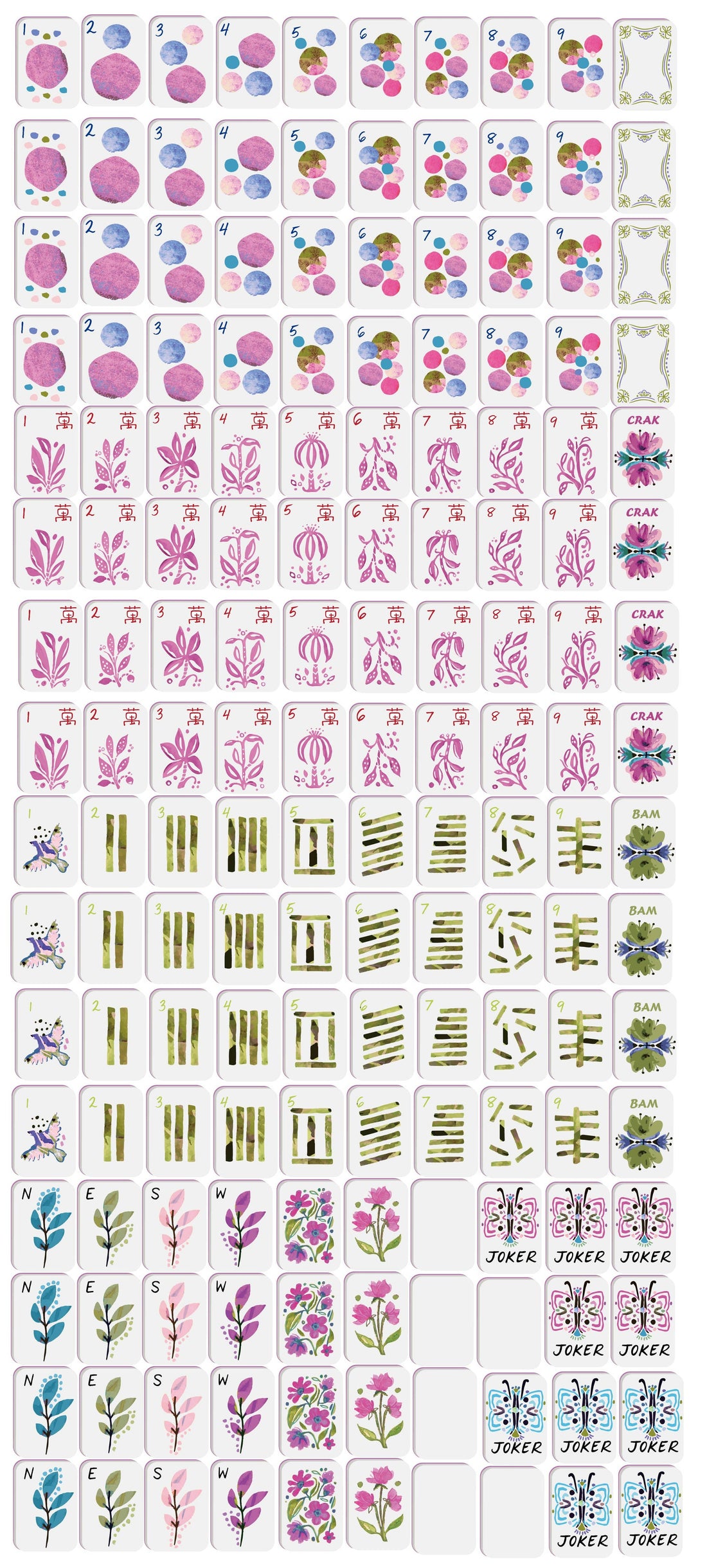 Amina Mahjong Tiles