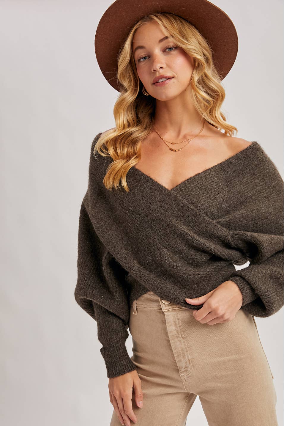 Sofie Crossover Sweater