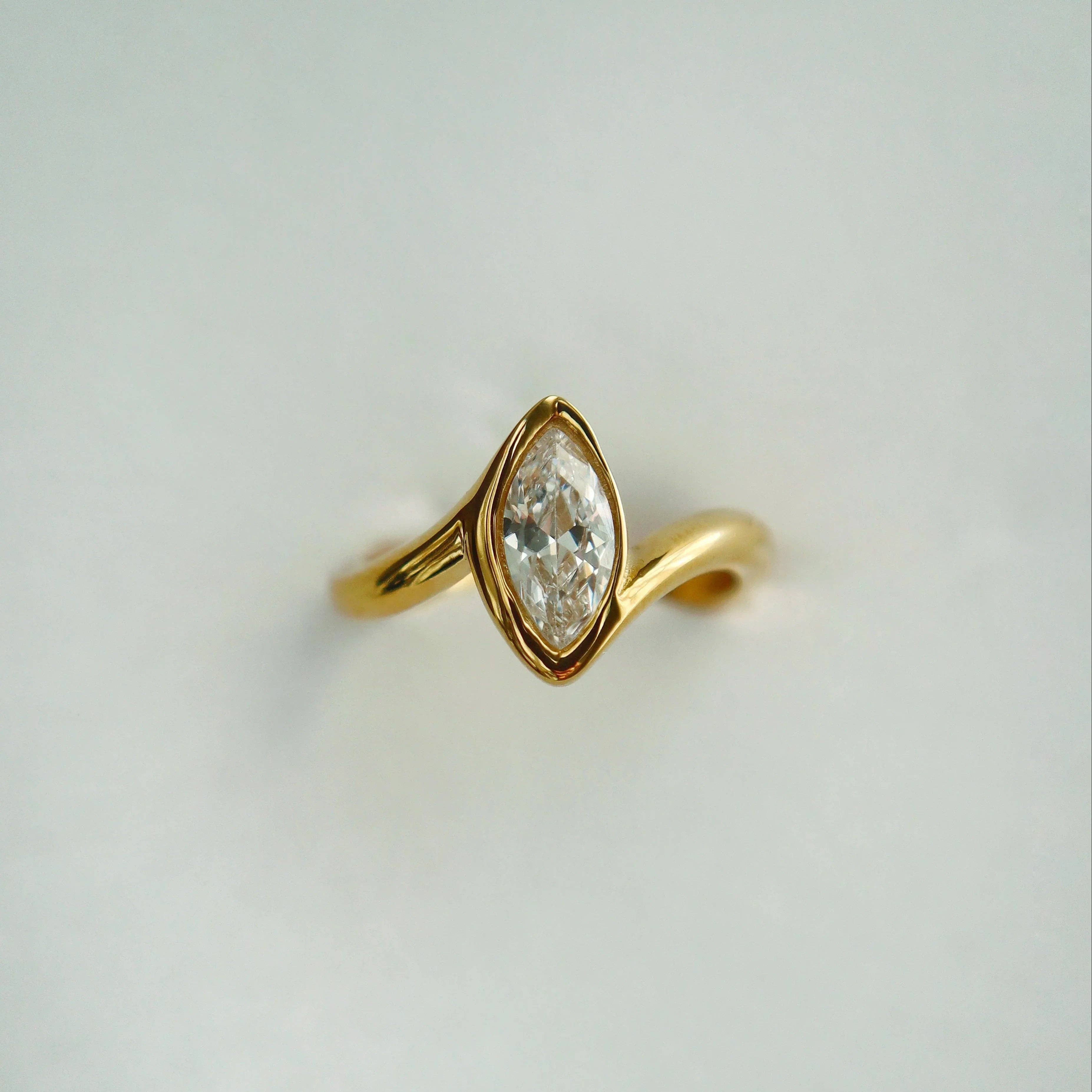 Marielle Marquise Ring | Zirconia Ring