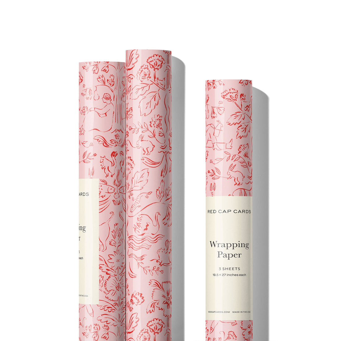 Pink Garden Wrapping Paper