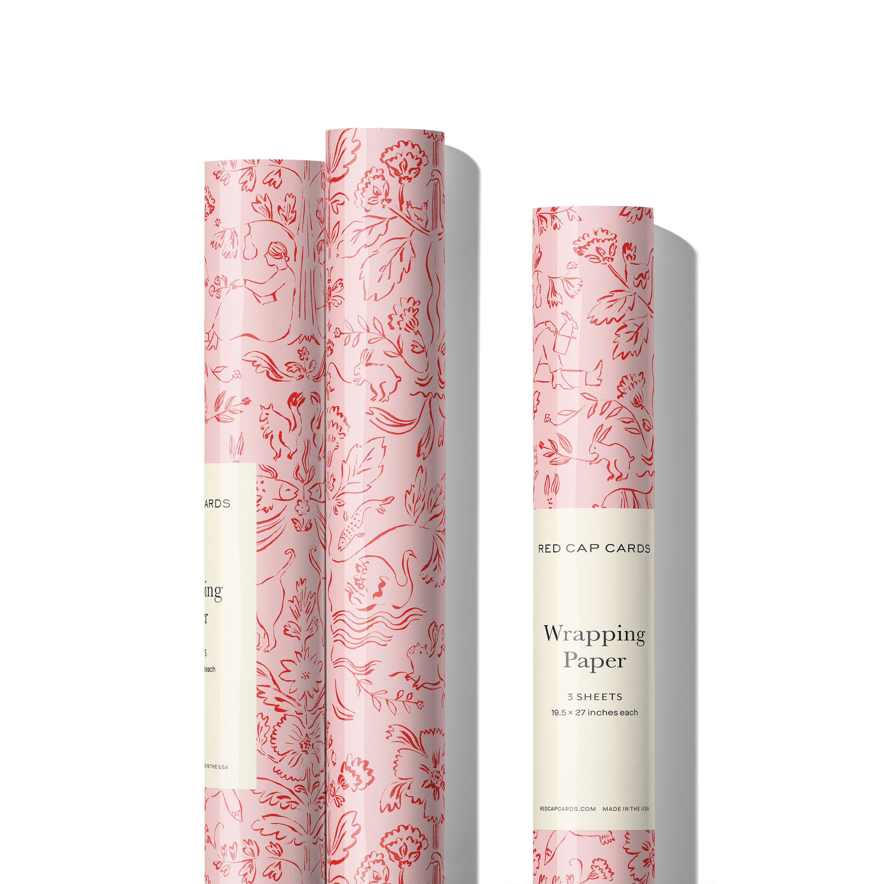 Pink Garden Wrapping Paper