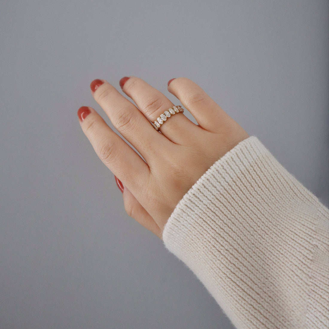 Oval Eternity Ring