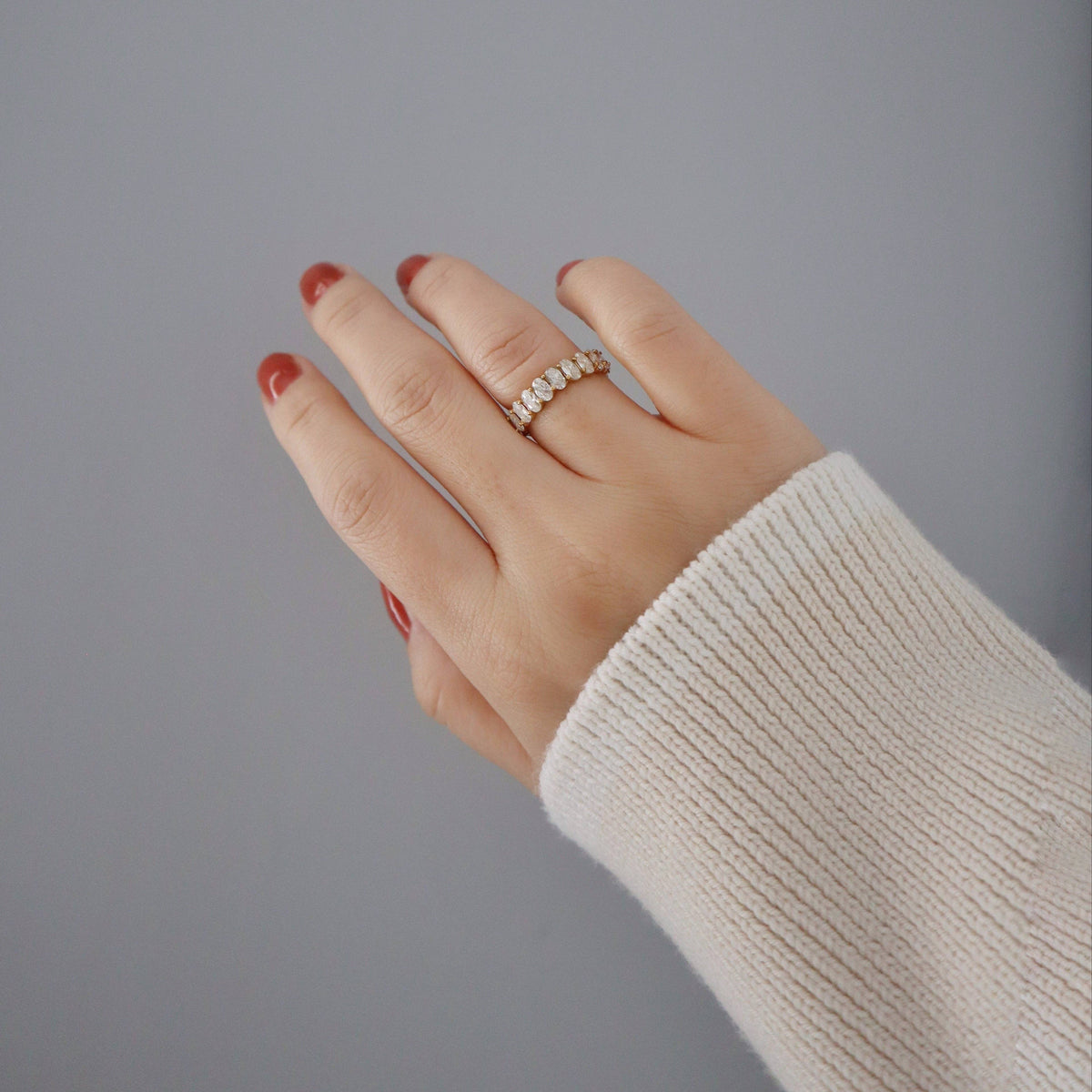 Oval Eternity Ring