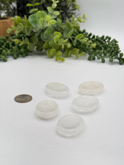 Clear Quartz Worry Stone