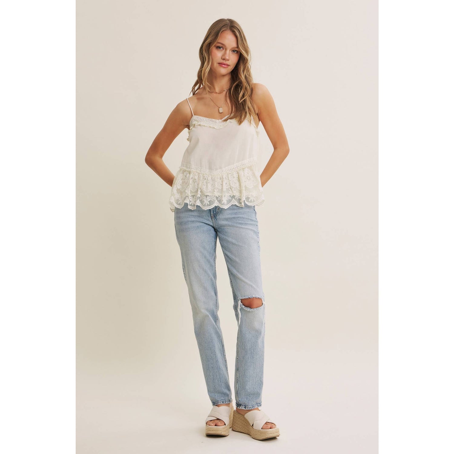 Garden Air Lace Tank