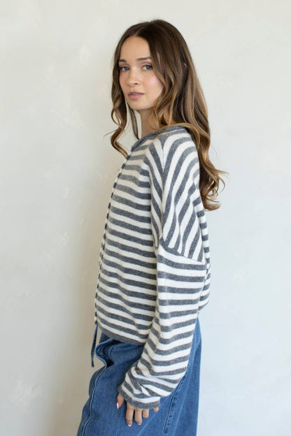 Piper Striped Cardigan