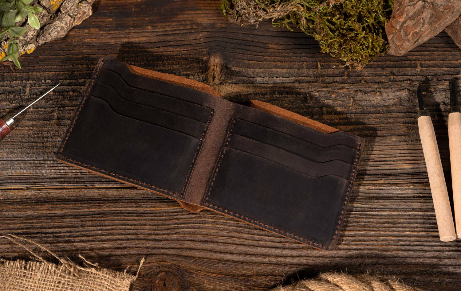 Leather Bifold Wallet