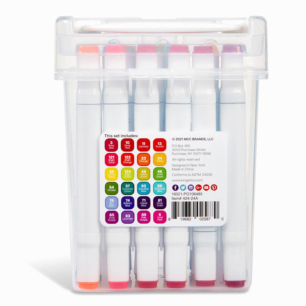 Bright Colors Dual Ended Markets
