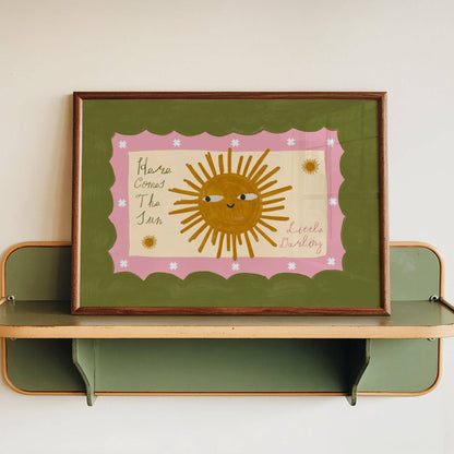Here Comes The Sun Little Darling Print