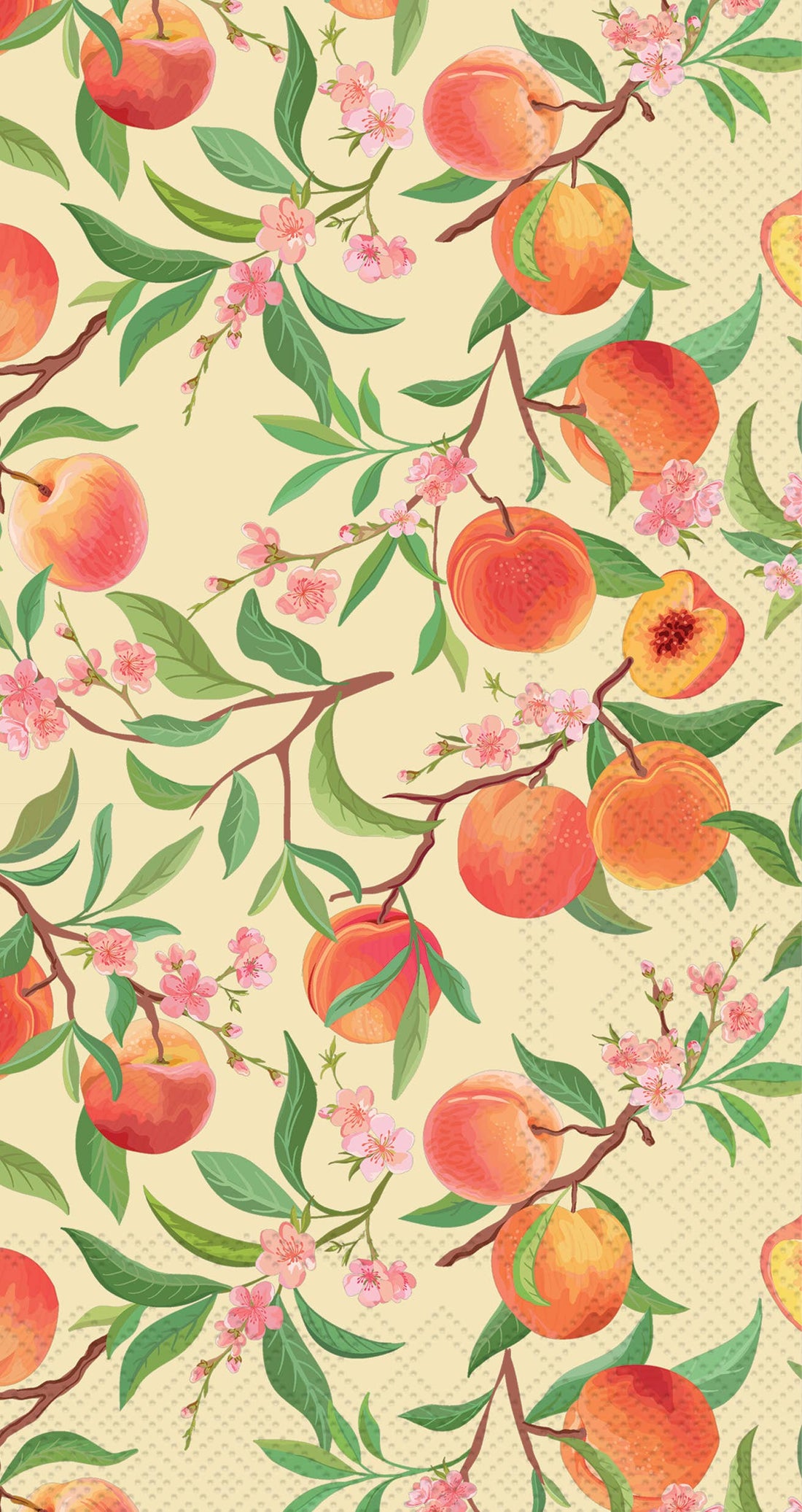 Painterly Peach Guest Towels