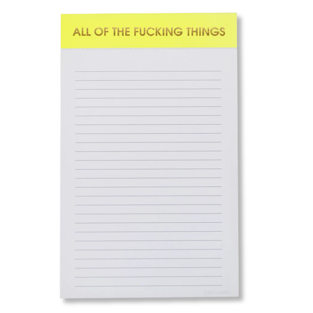 All The Fucking Things Notepad!