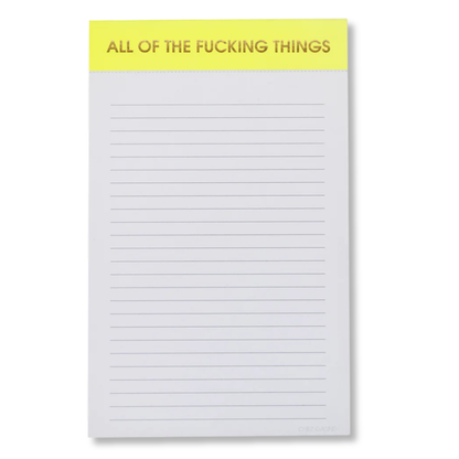 All The Fucking Things Notepad!