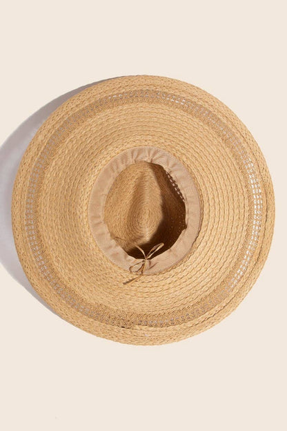 Boho Flat Brim Sun Hat