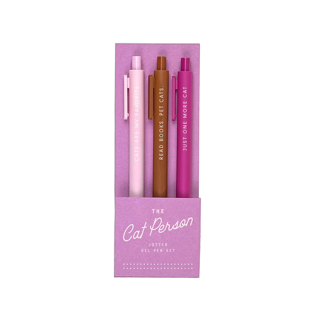 The Cat Person Jotter Gel Pen