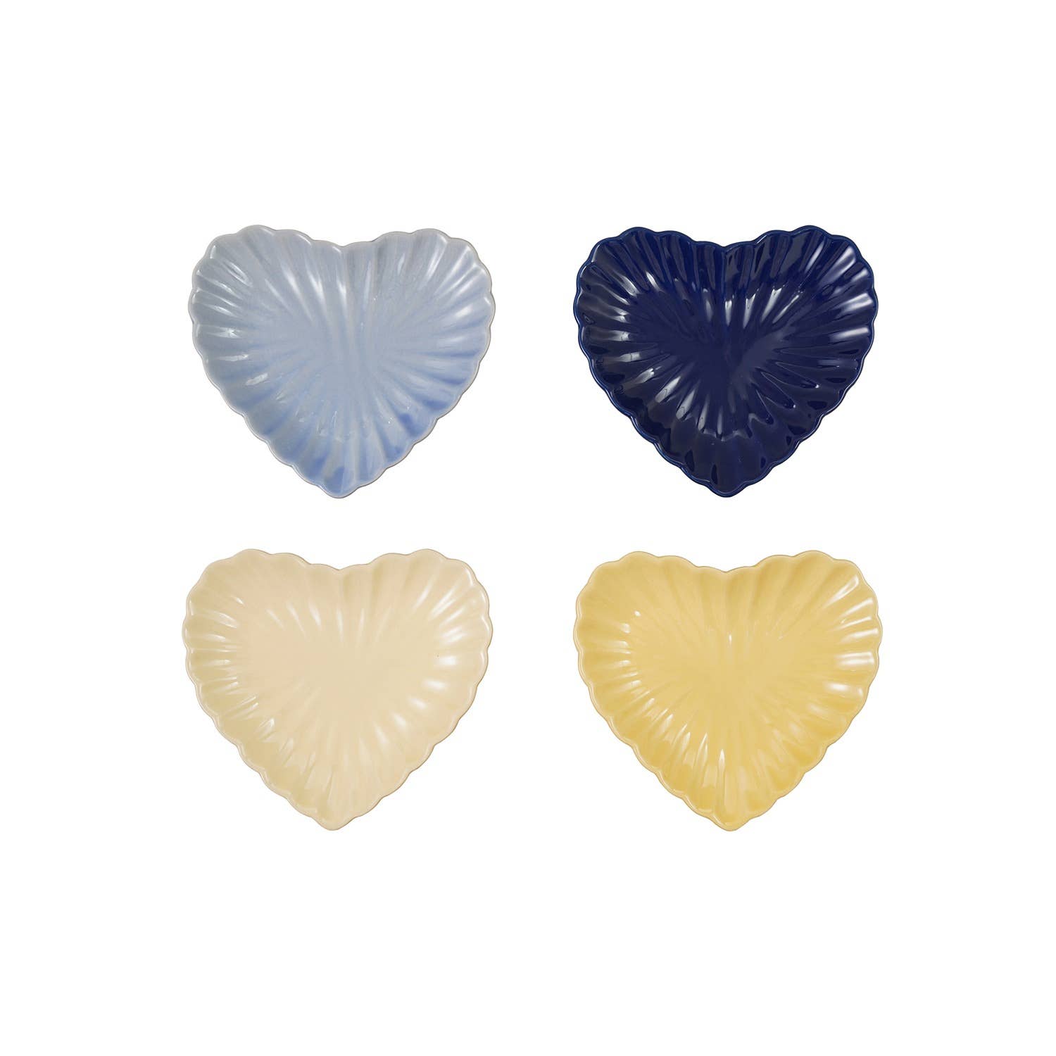 Fluted Heart Dish