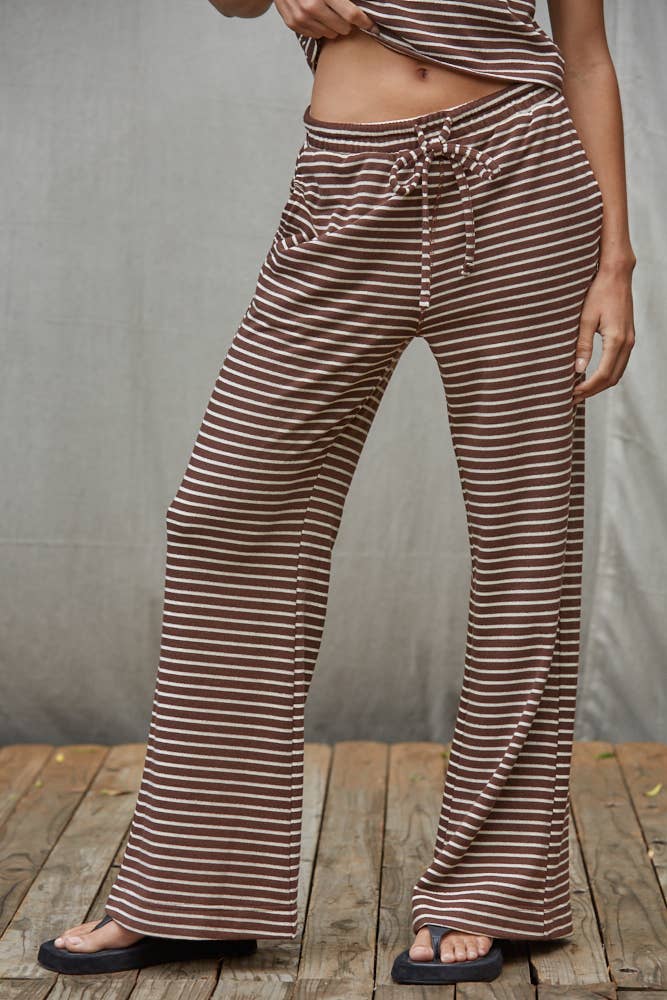Charleston Striped Flare Pants
