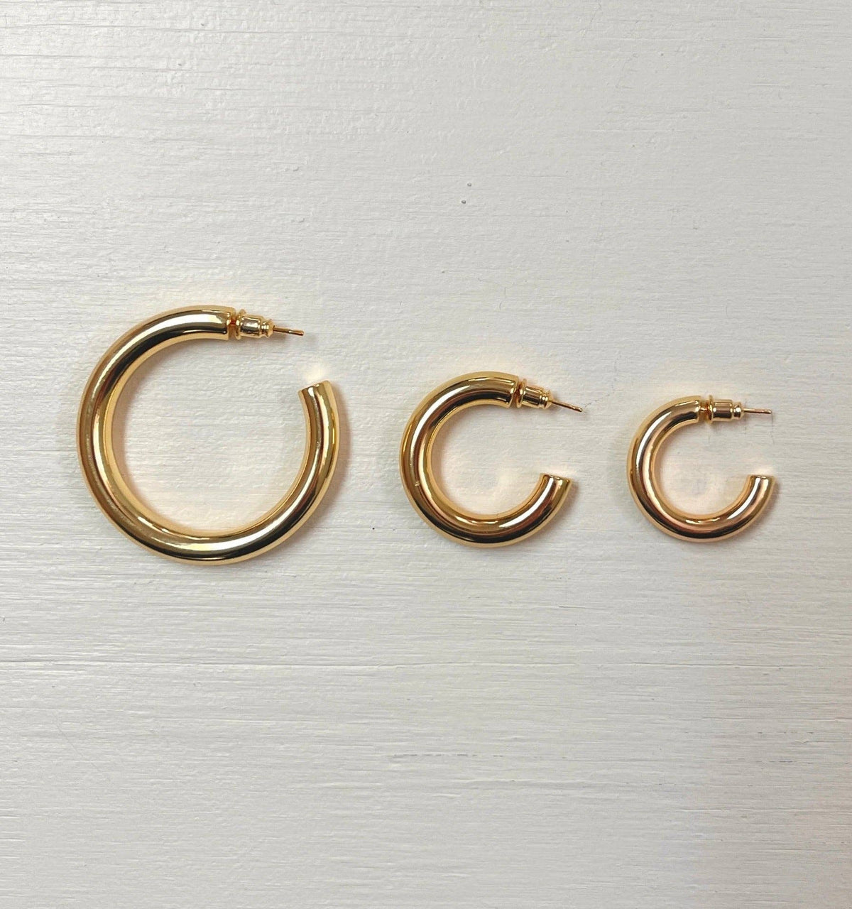 Chunky Gold Hoops