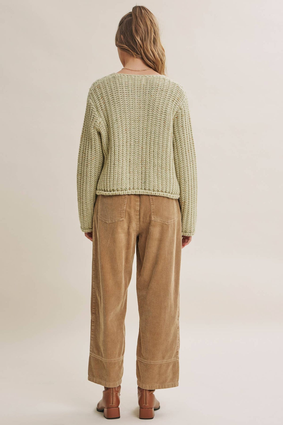 Speckled Apple Cardigan