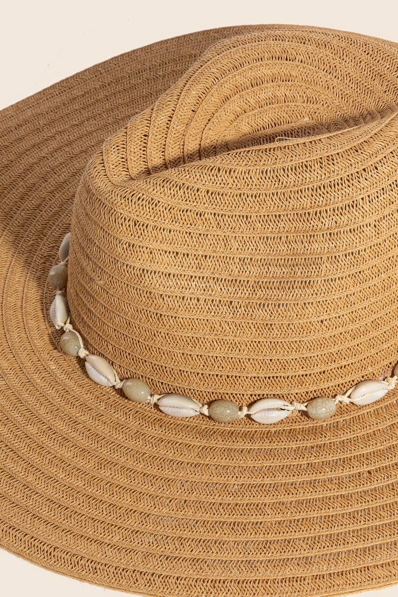 Sea Shell Straw Hat