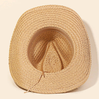 Cowrie Shell Braided Cowboy Hat