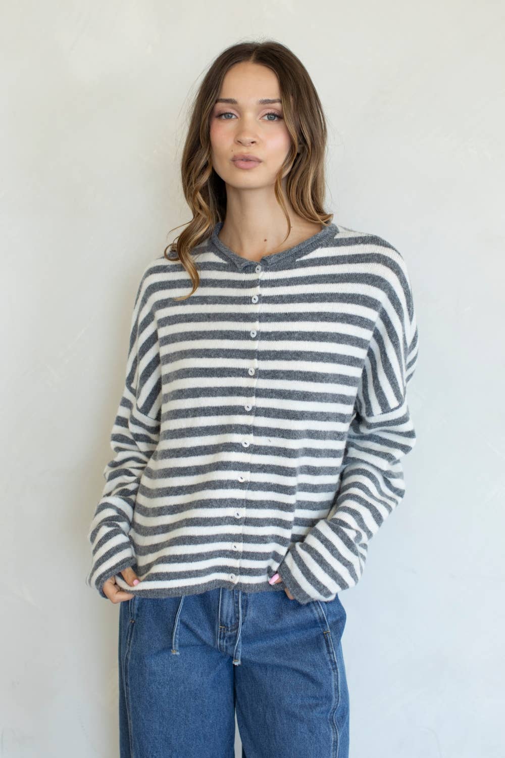 Piper Striped Cardigan