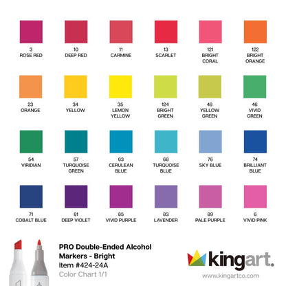 Bright Colors Dual Ended Markets