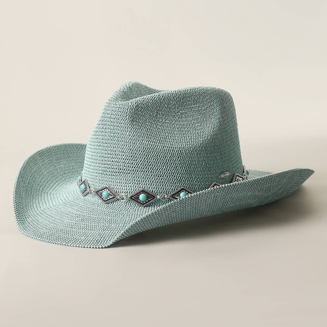 Western Chic Straw Hat