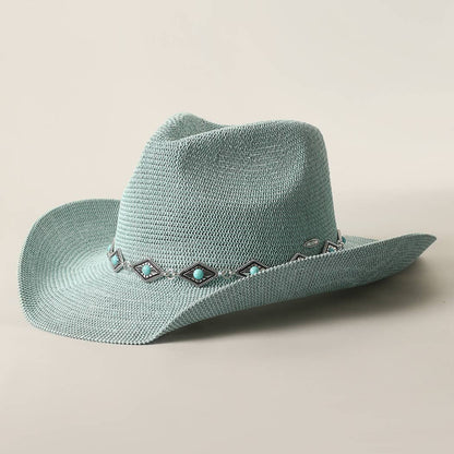 Western Chic Straw Hat