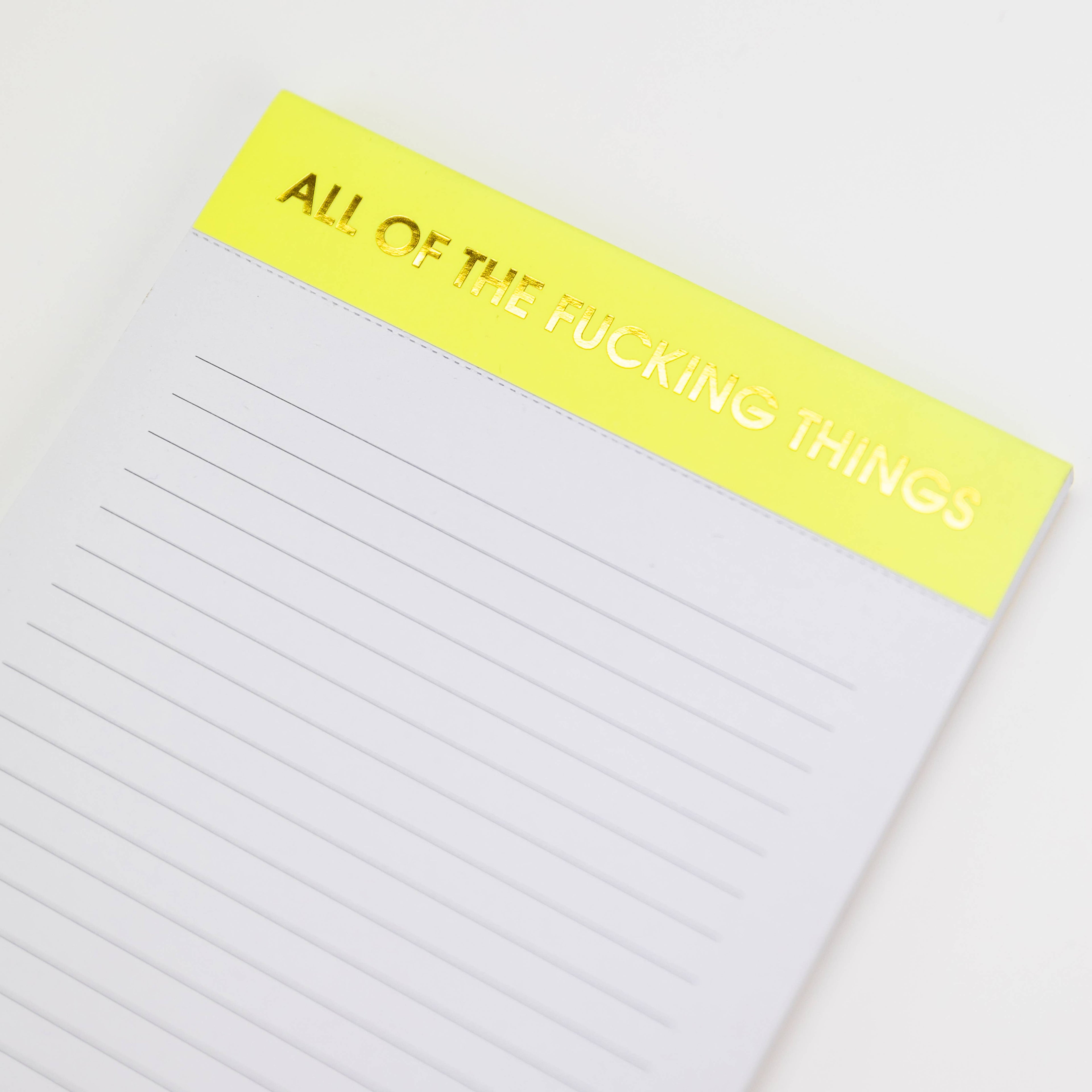 All The Fucking Things Notepad!