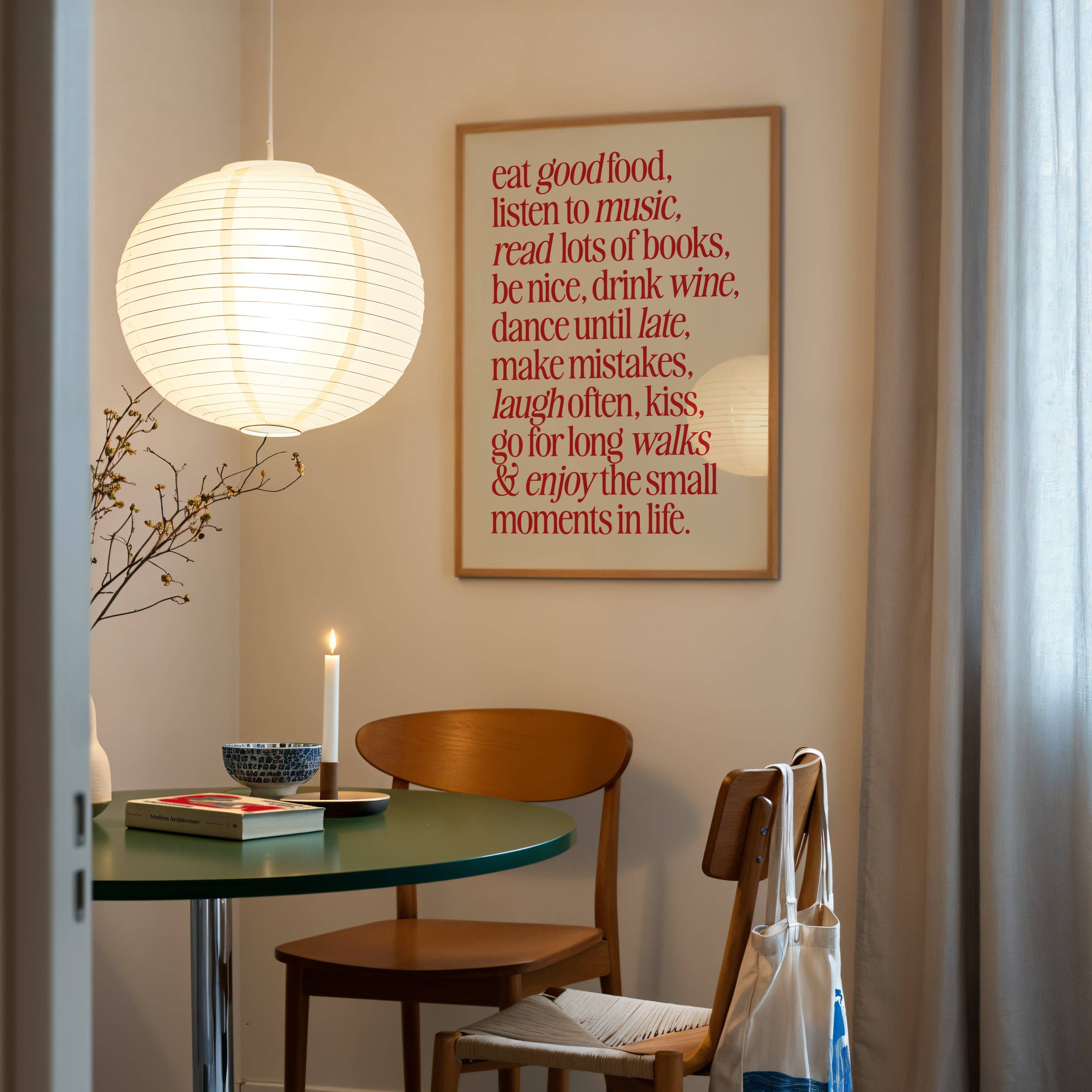 Enjoy The Small Moments Print