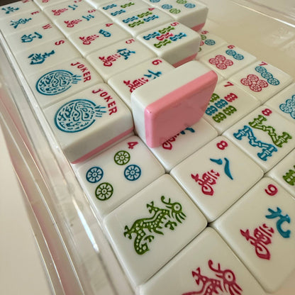 Rose Dragon Mahjong TIles