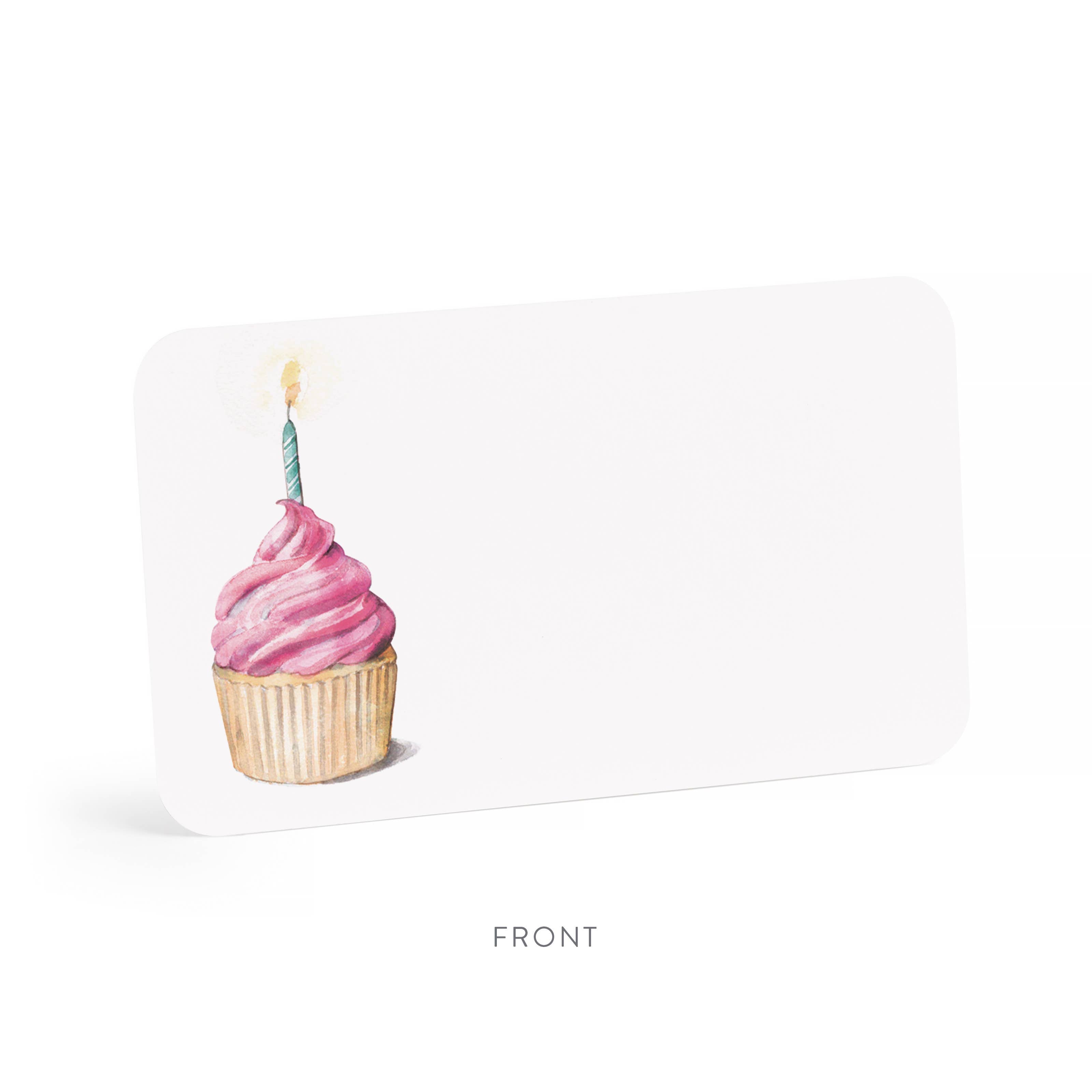 Pink Cupcake Little Notes