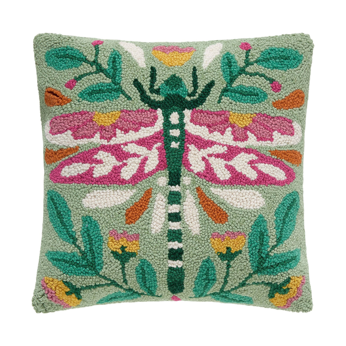 Folk Dragonfly Hook Pillow
