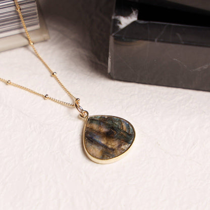 Labradorite Drop Pendant